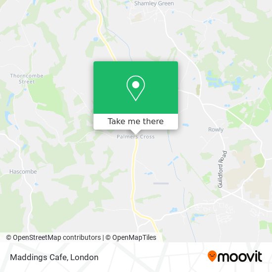 Maddings Cafe map