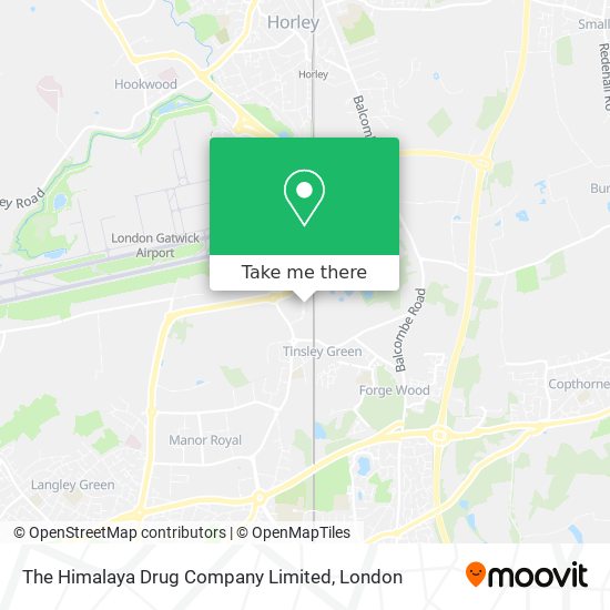 The Himalaya Drug Company Limited map
