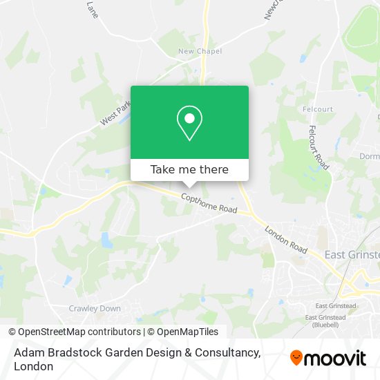 Adam Bradstock Garden Design & Consultancy map