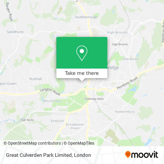 Great Culverden Park Limited map