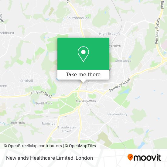 Newlands Healthcare Limited map