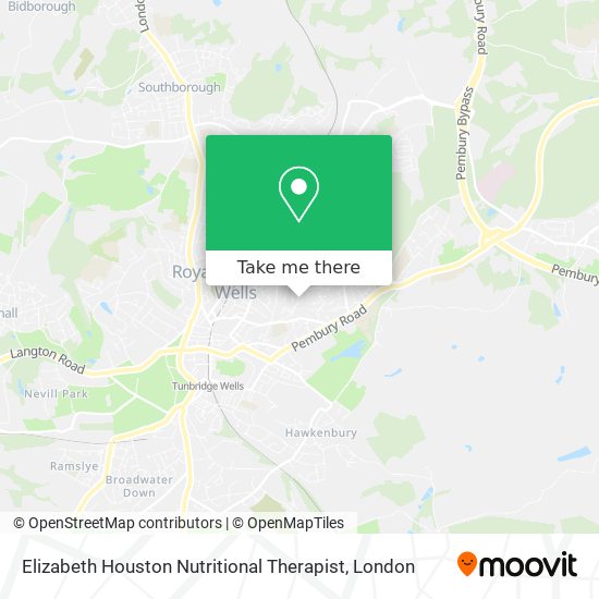 Elizabeth Houston Nutritional Therapist map