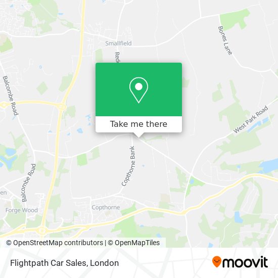 Flightpath Car Sales map