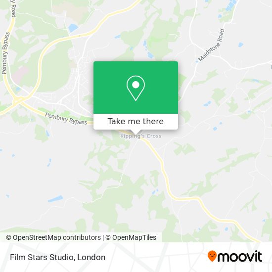 Film Stars Studio map
