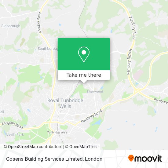 Cosens Building Services Limited map