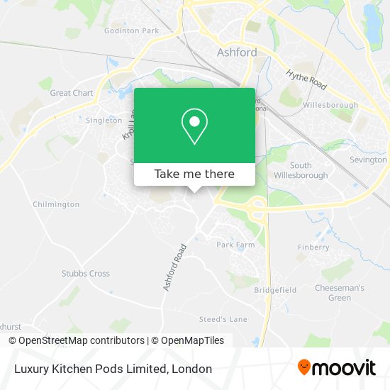 Luxury Kitchen Pods Limited map