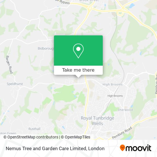 Nemus Tree and Garden Care Limited map