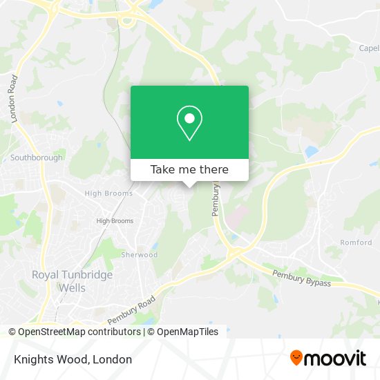 Knights Wood map
