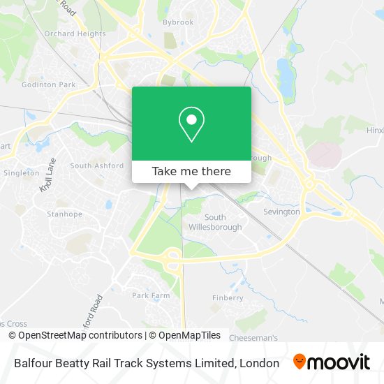 Balfour Beatty Rail Track Systems Limited map