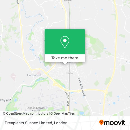 Prenplants Sussex Limited map