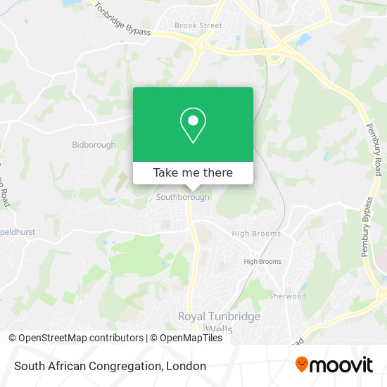 South African Congregation map