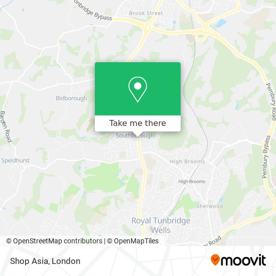 Shop Asia map