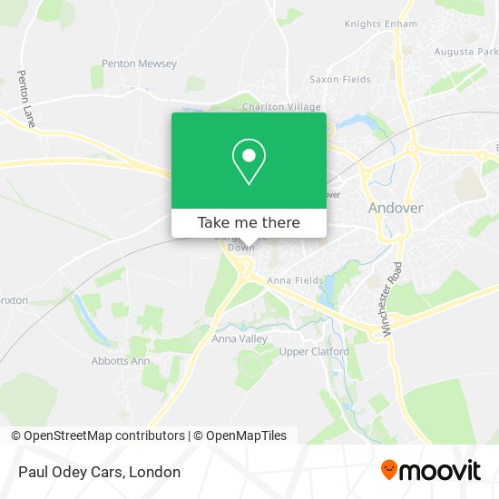 Paul Odey Cars map