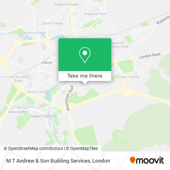 M T Andrew & Son Building Services map