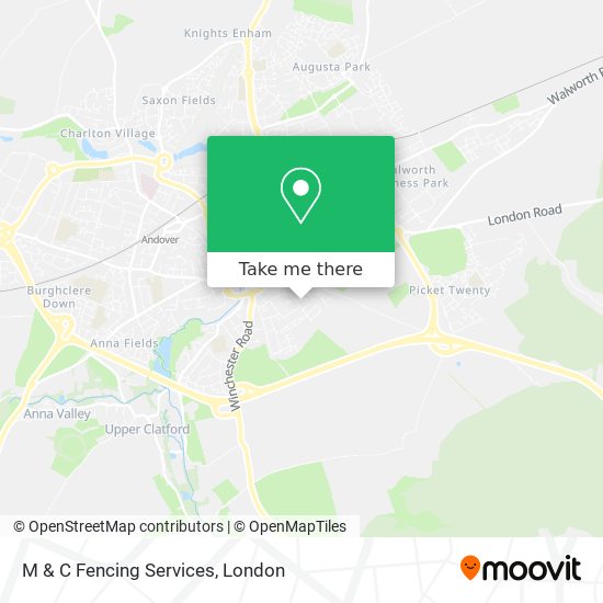 M & C Fencing Services map