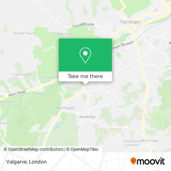 Valgarve map