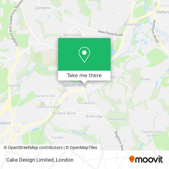 Cake Design Limited map