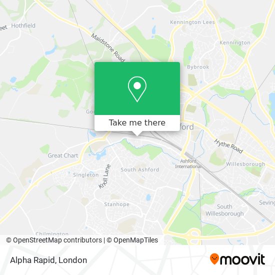 Alpha Rapid map