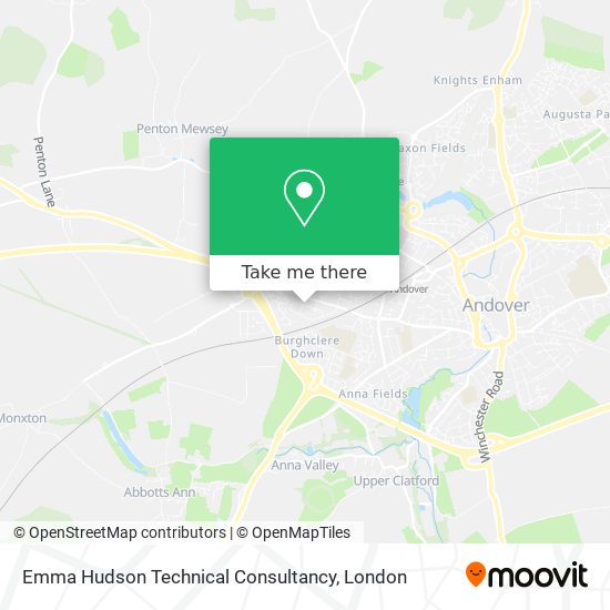 Emma Hudson Technical Consultancy map