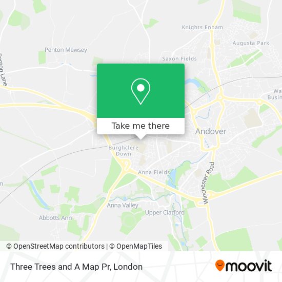Three Trees and A Map Pr map
