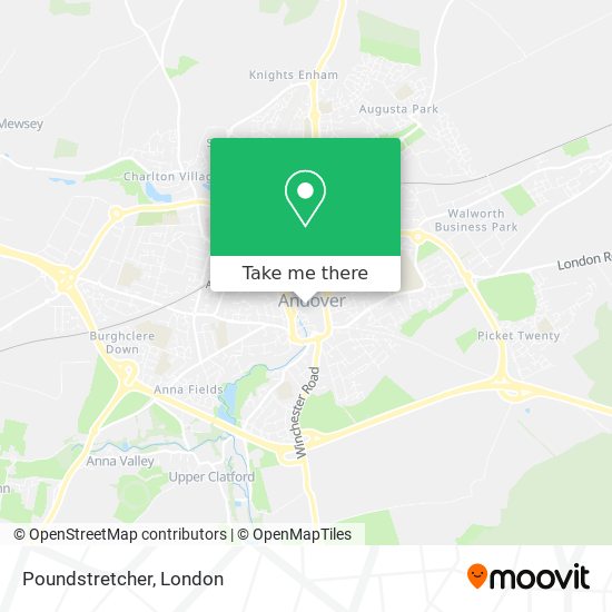 Poundstretcher map
