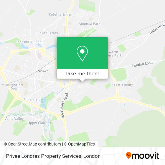 Privee Londres Property Services map