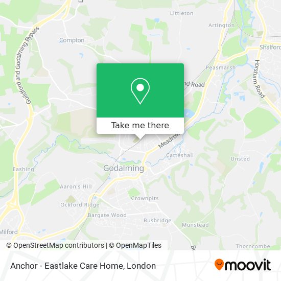 Anchor - Eastlake Care Home map