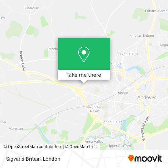 Sigvaris Britain map
