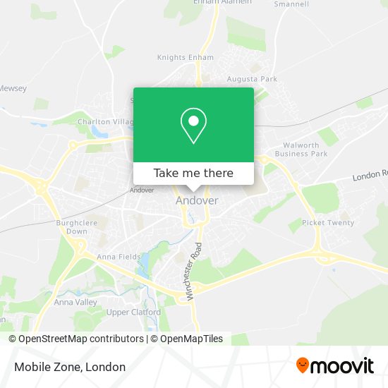 Mobile Zone map