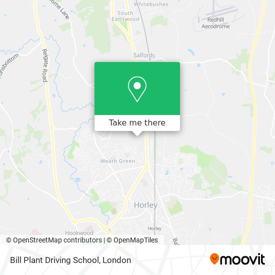 Bill Plant Driving School map