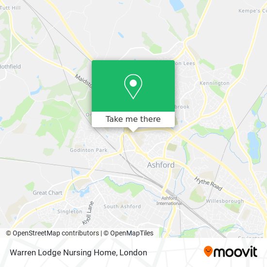 Warren Lodge Nursing Home map
