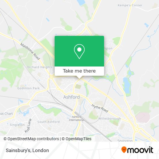 Sainsbury's map