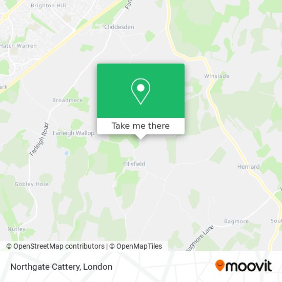 Northgate Cattery map