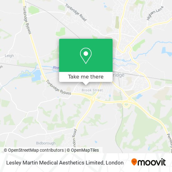 Lesley Martin Medical Aesthetics Limited map