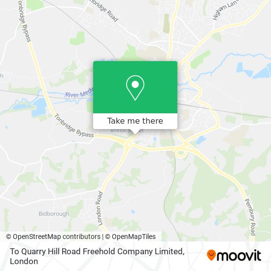 To Quarry Hill Road Freehold Company Limited map