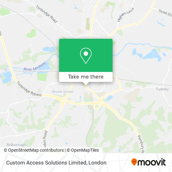 Custom Access Solutions Limited map