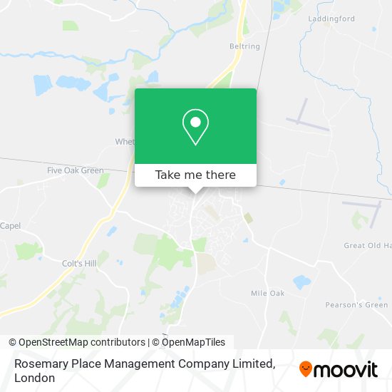 Rosemary Place Management Company Limited map