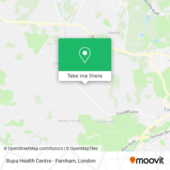 Bupa Health Centre - Farnham map
