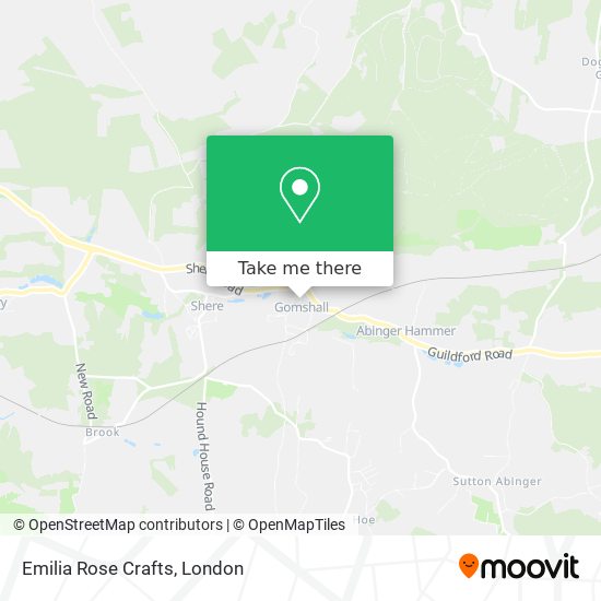 Emilia Rose Crafts map