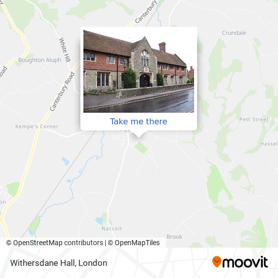Withersdane Hall map