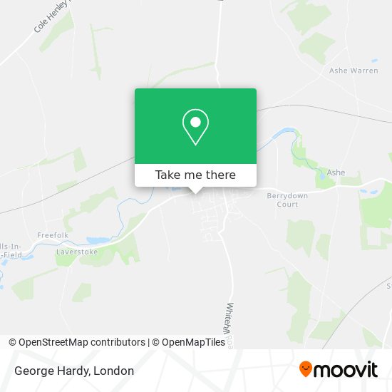 George Hardy map