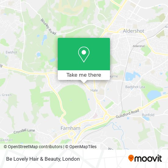 Be Lovely Hair & Beauty map