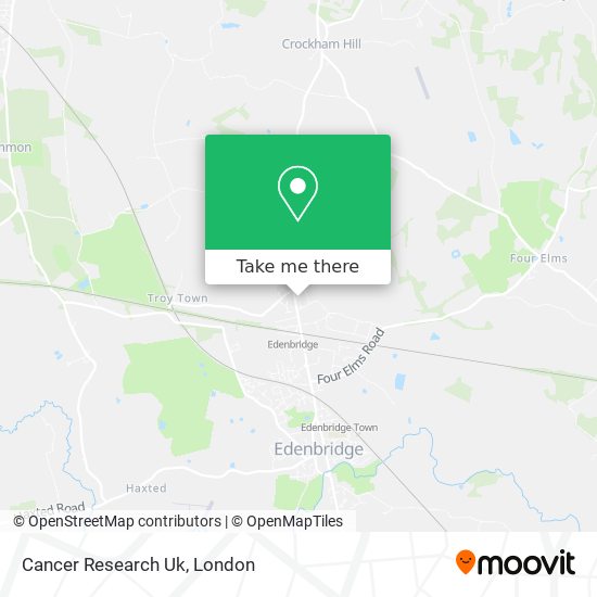 Cancer Research Uk map