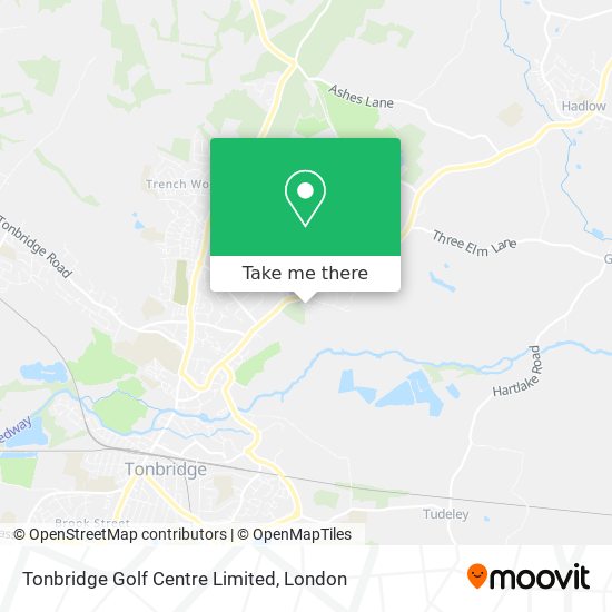 Tonbridge Golf Centre Limited map
