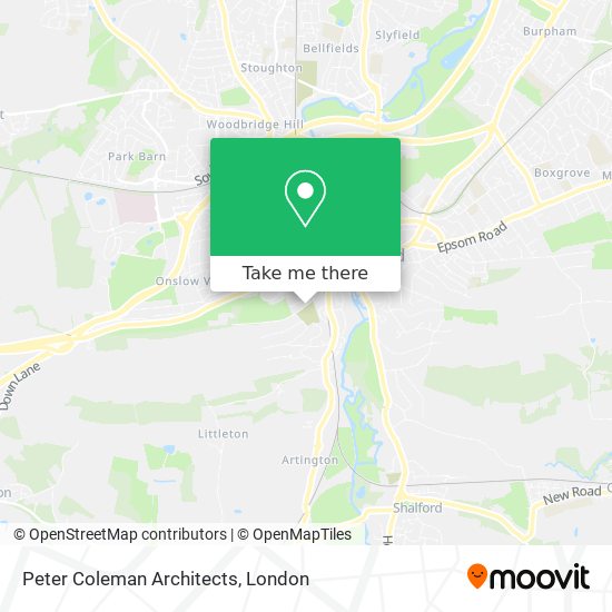 Peter Coleman Architects map