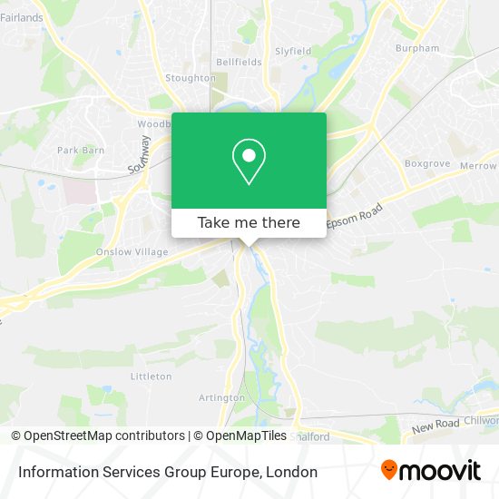 Information Services Group Europe map