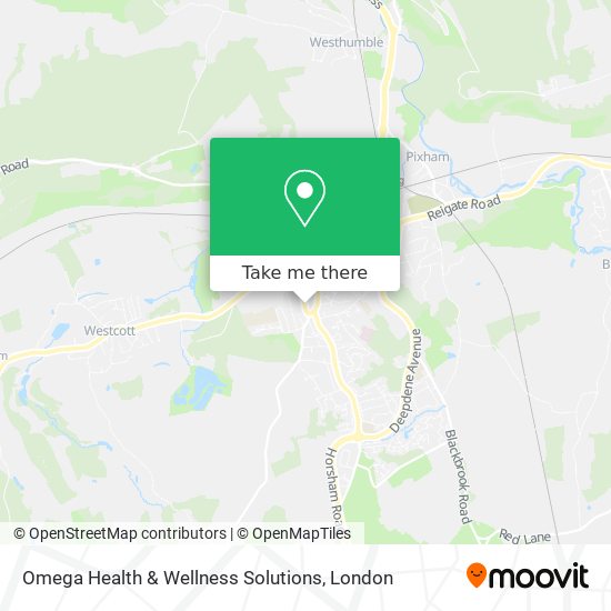 Omega Health & Wellness Solutions map