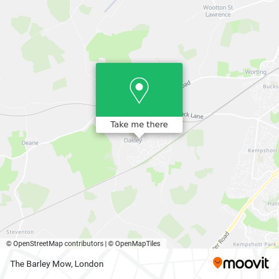 The Barley Mow map