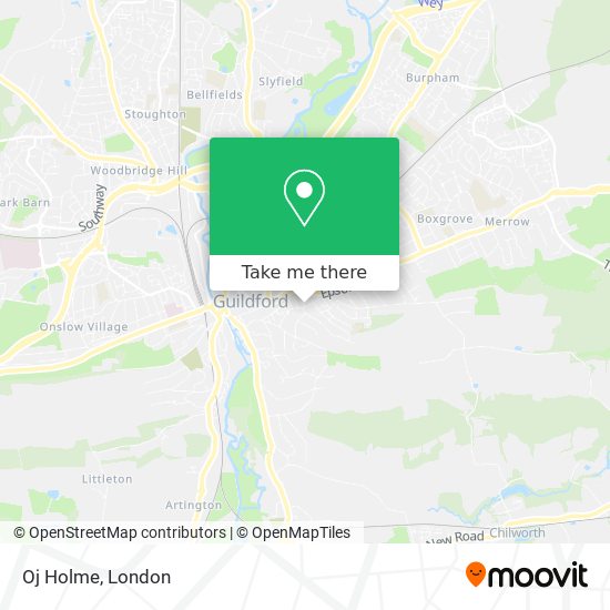 Oj Holme map