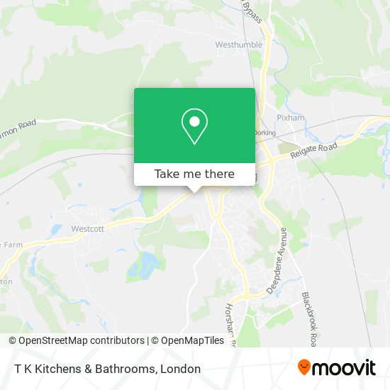 T K Kitchens & Bathrooms map